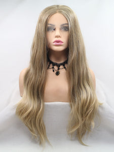 Mixed Sandy Blonde Lace Front Wig 569