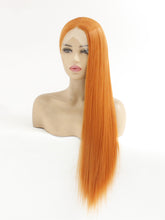 Load image into Gallery viewer, 26“ Light Orange Brown Lace Front Wig 313