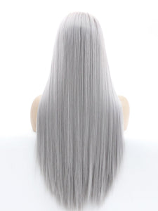 Rooted Gray Lace Front Wig 608