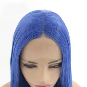 Ultramarine Blue Lace Front Wig 031