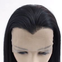 Load image into Gallery viewer, 26&quot; Black Widow Peak Lace Front Wig 554