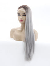 Load image into Gallery viewer, Rooted Gray Lace Front Wig 608