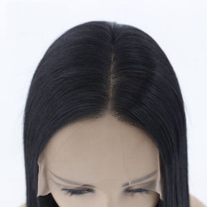 13×6 Natural Black Lace Front Wig 553