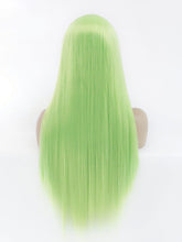 Load image into Gallery viewer, 26&quot; Pale Green Lace Front Wig 495