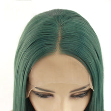 Load image into Gallery viewer, 26“ Dark Green Lace Front Wig 570