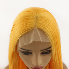 Load image into Gallery viewer, 26&quot; Light Orange Lace Front Wig 564