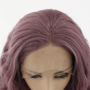 26“ Dusty Lavender Lace Front Wig 557