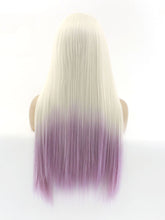 Load image into Gallery viewer, 24&quot; Blonde to Orchid Lace Front Wig 565