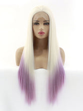 Load image into Gallery viewer, 24&quot; Blonde to Orchid Lace Front Wig 565