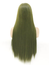 Load image into Gallery viewer, 26“ Pickle Green Lace Front Wig 581