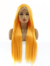 Load image into Gallery viewer, 26&quot; Light Orange Lace Front Wig 564