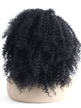 Load image into Gallery viewer, Black Curly Lace Front Wig 567