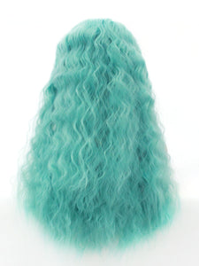 Uranus Blue Wavy Lace Front Wig 578