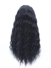 Load image into Gallery viewer, 26&quot; Black Wavy Lace Front Wig 599