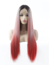 Load image into Gallery viewer, Gradient Red Lace Front Wig 600