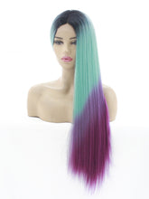 Load image into Gallery viewer, Blue to Purple Lace Front Wig 620