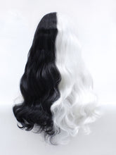 Load image into Gallery viewer, Half White Half Black Lace Front Wig 622