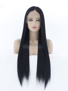 13×6 Natural Black Lace Front Wig 553
