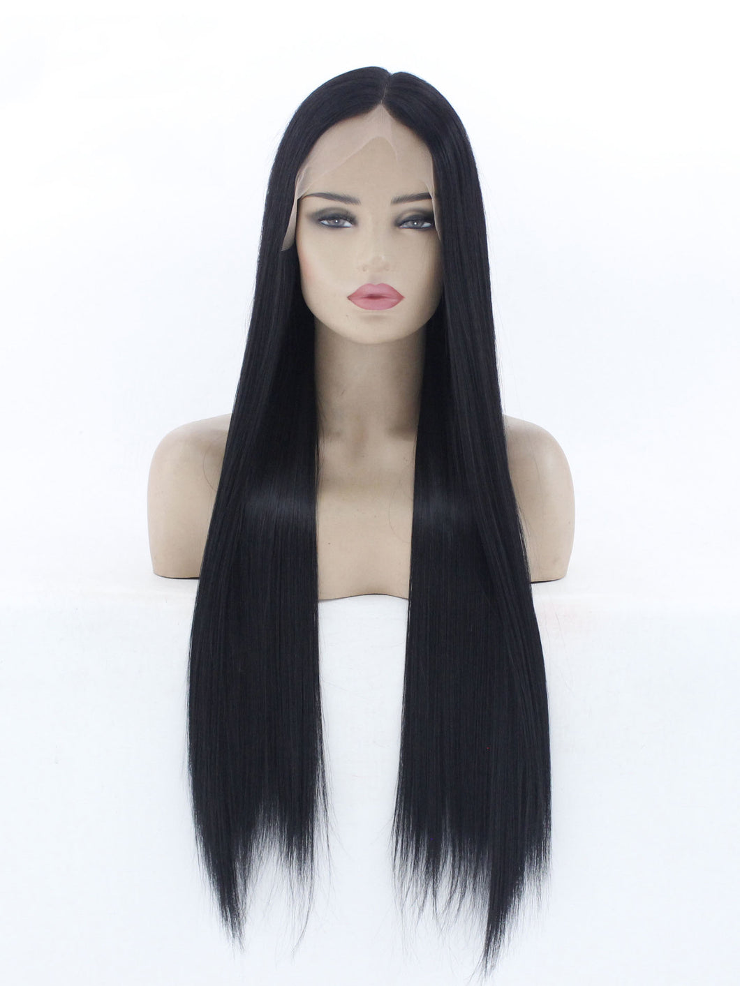 13×6 Natural Black Lace Front Wig 553