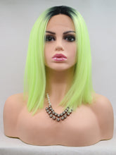 Load image into Gallery viewer, 12&quot; Rooted Light Spring Bob Lace Front Wig 540