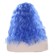 Load image into Gallery viewer, Ultramarine Blue Wavy Lace Front Wig 035