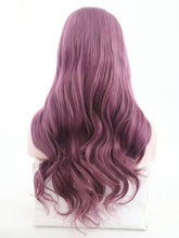 Load image into Gallery viewer, Pearl Purple Wavy Lace Front Wig 047