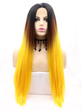 Load image into Gallery viewer, Gradient Yellow Lace Front Wig 642