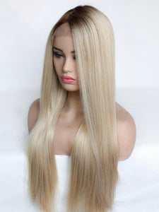Rooted Mixed Blonde Lace Front Wig 417