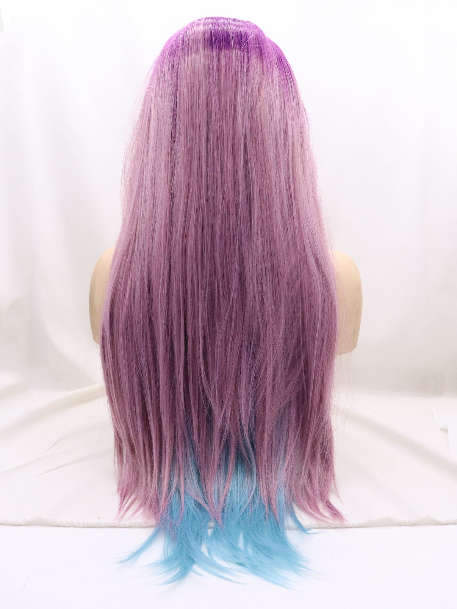 Gradient Purple&Blue Lace Front Wig 647 – diosawigs
