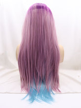 Load image into Gallery viewer, Gradient Purple&amp;Blue Lace Front Wig 647