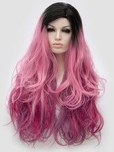 Load image into Gallery viewer, Mixed Pink Wavy Regular Wig 748