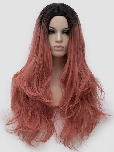 Rooted Sweet Pink Regular Wig 763