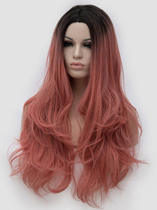 Rooted Sweet Pink Regular Wig 763