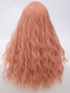Cotton Pink Wavy Regular Wig 745