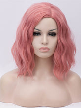 Load image into Gallery viewer, Sweet Pink Bob Wavy Regular Wig 214
