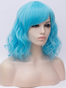 Argentinian Blue Bob Side Fringe Regular Wig 203