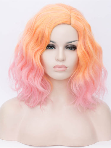 Lollipop Orange To Pink Regular Wig 211
