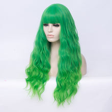 Load image into Gallery viewer, Gradient Green Regular Wig 236