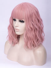 Load image into Gallery viewer, Flamingo Pink Bob Regular Wig 251