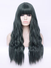 Load image into Gallery viewer, Gothic Black Wavy Regular Wig 248