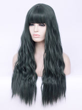 Load image into Gallery viewer, Gothic Black Wavy Regular Wig 248