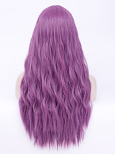 Load image into Gallery viewer, 26” Purple Wavy Regular Wig 246