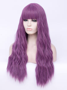 26” Purple Wavy Regular Wig 246