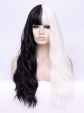 Load image into Gallery viewer, Half Black Half White Regular Wig 237