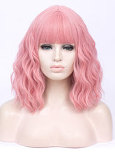 Load image into Gallery viewer, Flamingo Pink Bob Regular Wig 251