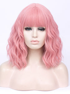 Flamingo Pink Bob Regular Wig 251
