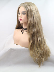 Mixed Sandy Blonde Lace Front Wig 569