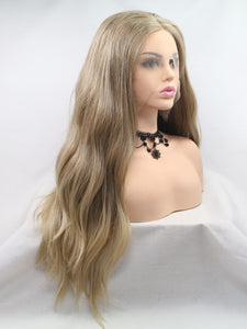 Mixed Sandy Blonde Lace Front Wig 569