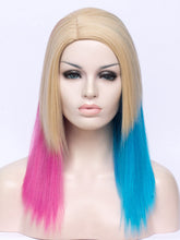 Load image into Gallery viewer, Half Pink Half Blue Regular Wig 715