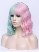 Load image into Gallery viewer, Half Blue Half Pink Regular Wig 737